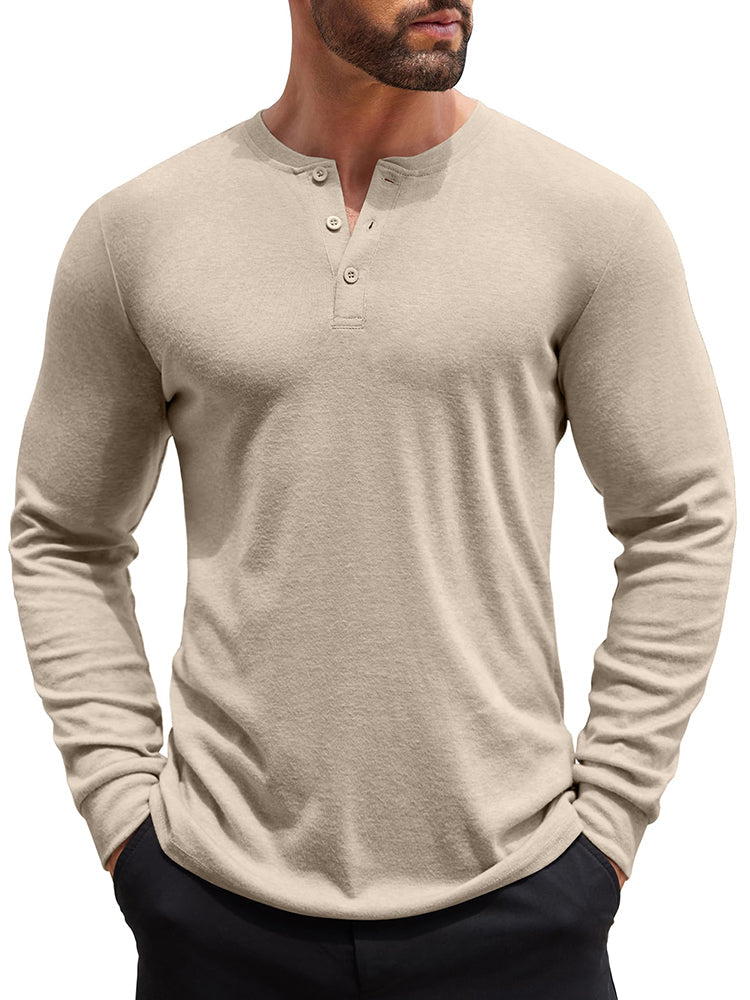 Camiseta Tipo Henley Ligera y Moderna