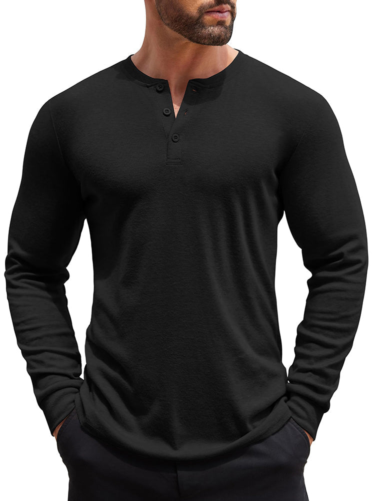 Camiseta Tipo Henley Ligera y Moderna