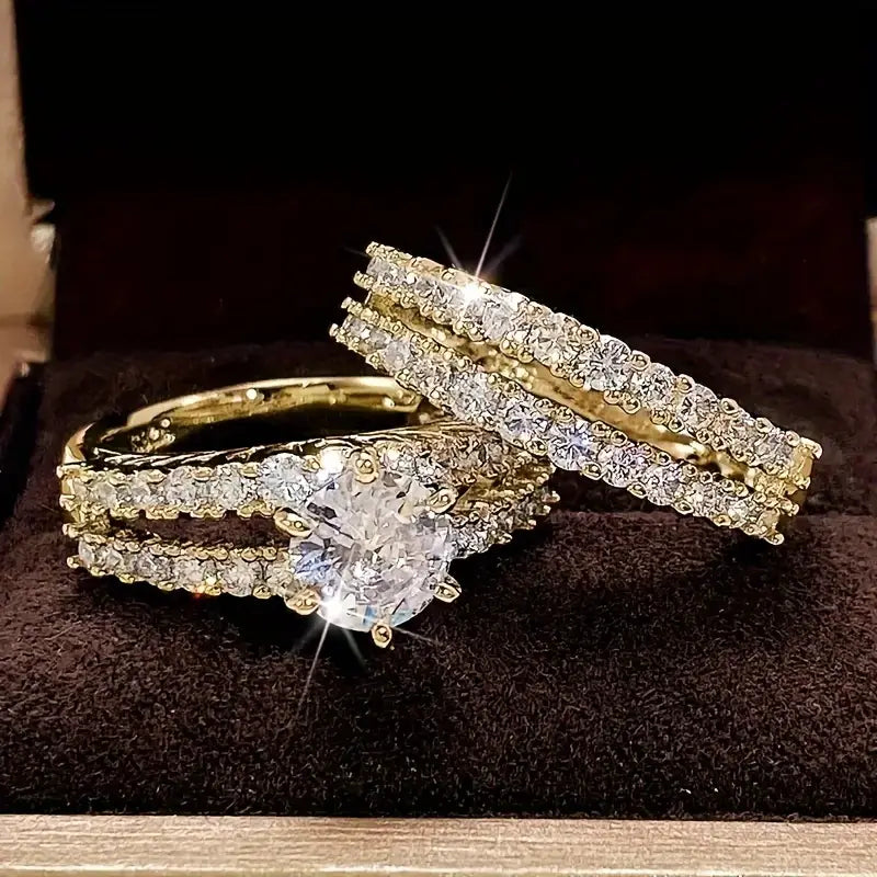 Eternal Radiance Anillo Set | Oro