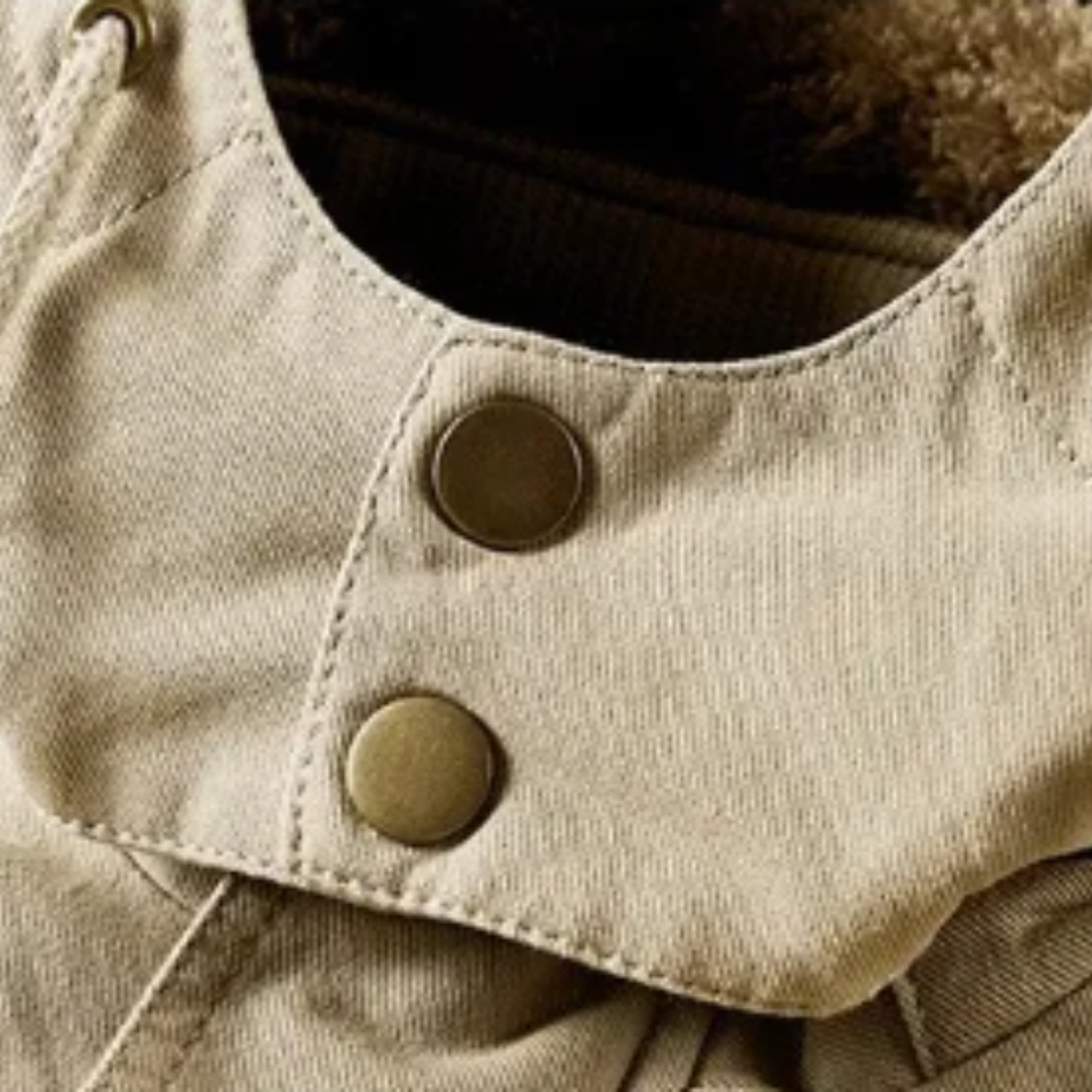Elegante chaqueta de invierno acolchada de alta gama