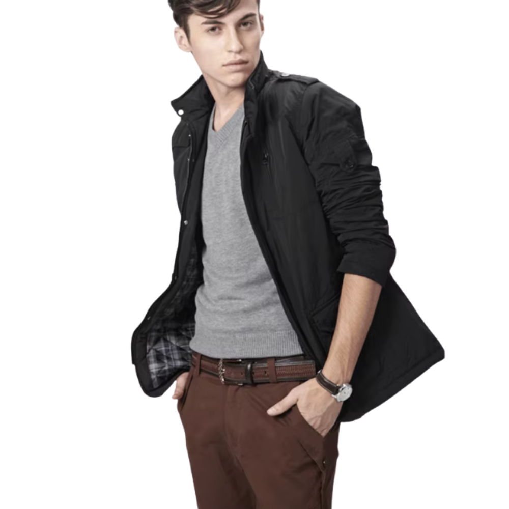 Chaqueta elegante y cortavientos