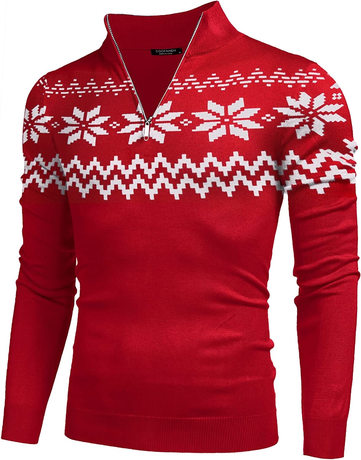 Jersey Ligero de Corte Ajustado con Cremallera