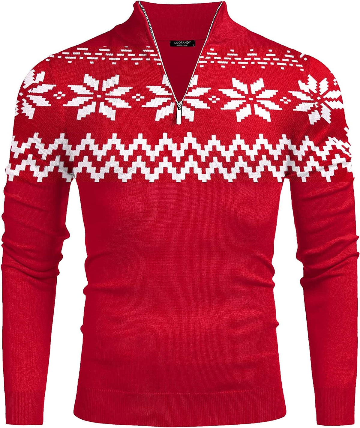 Jersey Ligero de Corte Ajustado con Cremallera