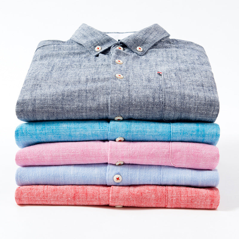 Camisa de lino de Saint-Tropez