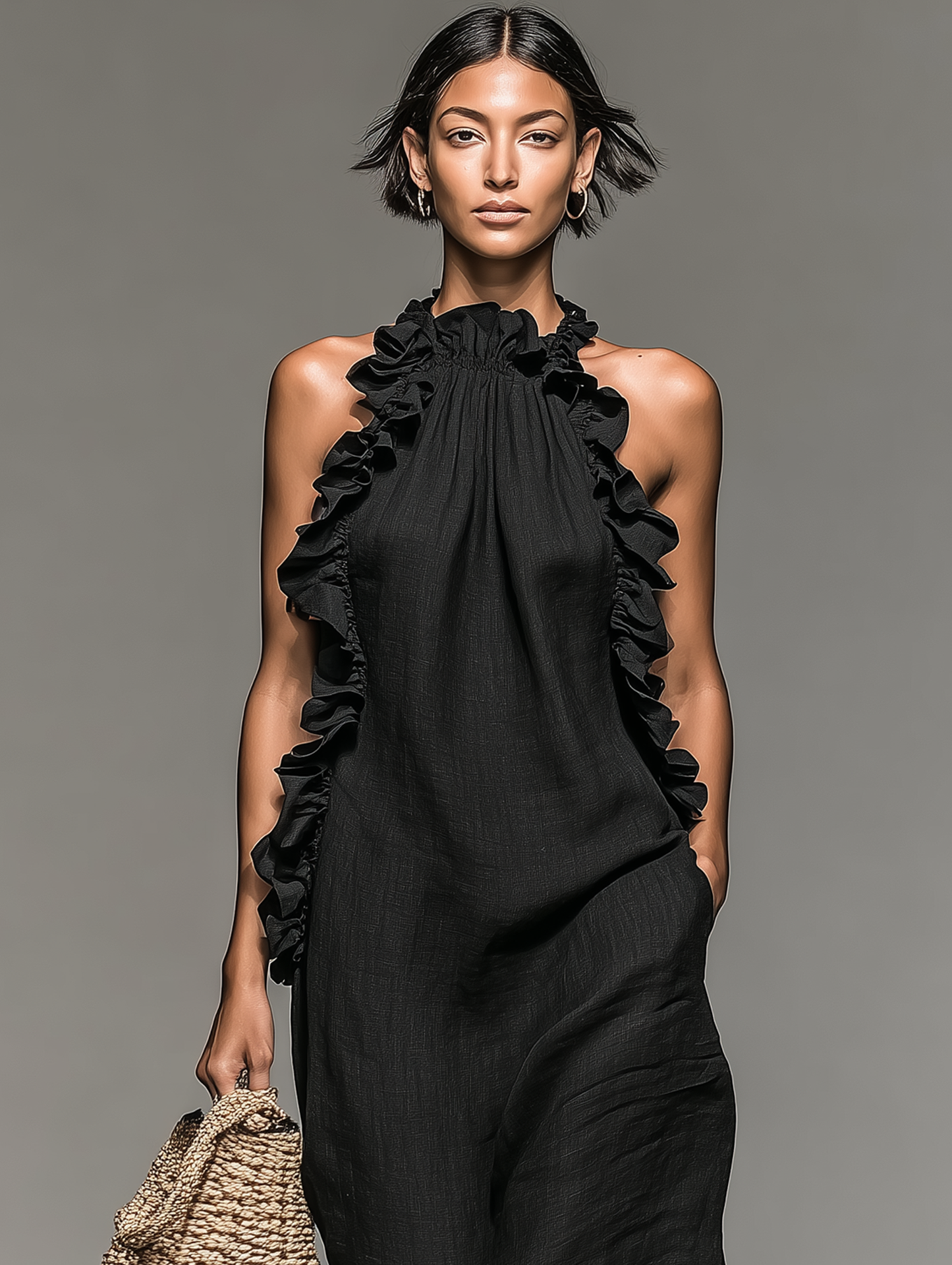Lúa | Vestido Maxi con Bolsillos