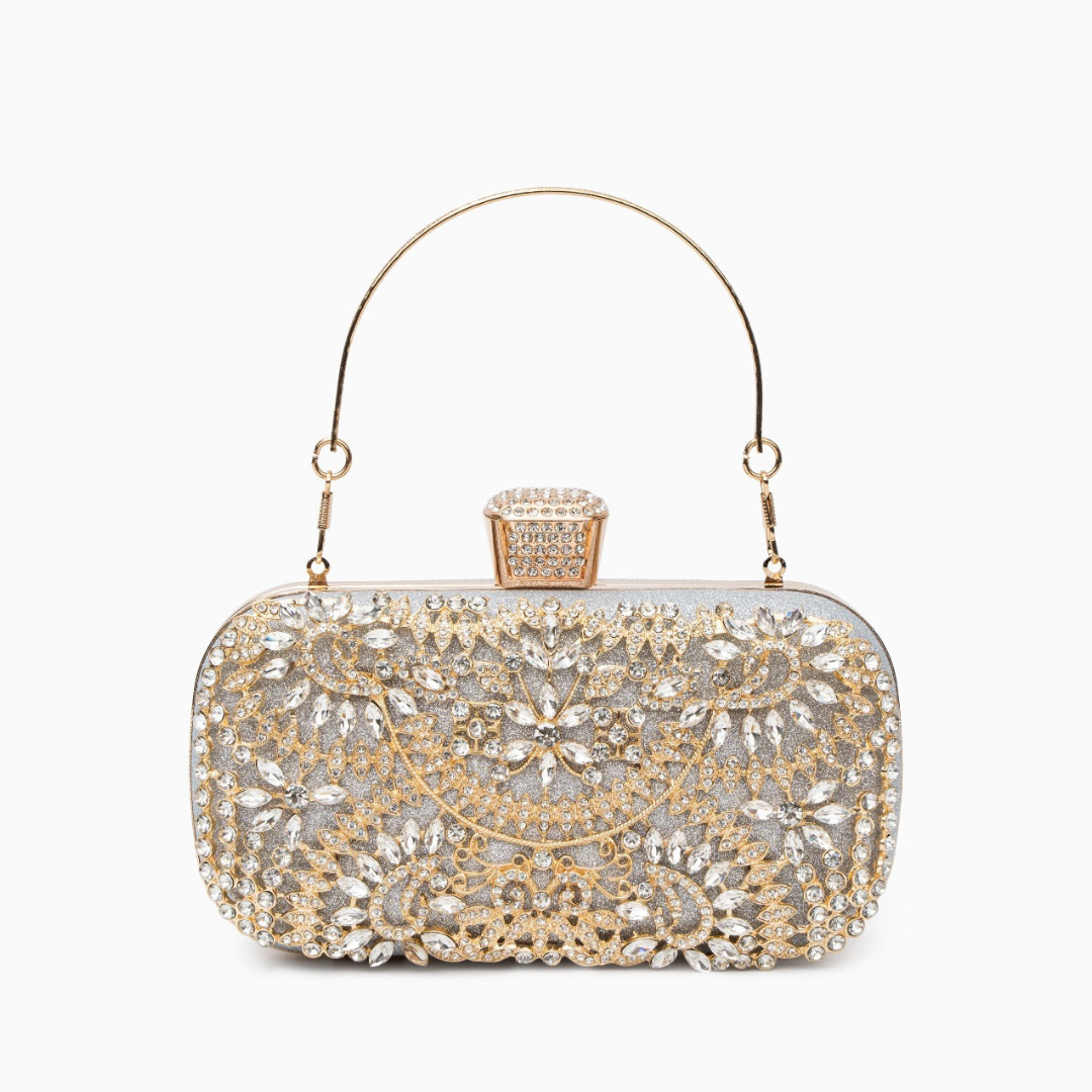 Bolso de Fiesta de Flores de Lujo