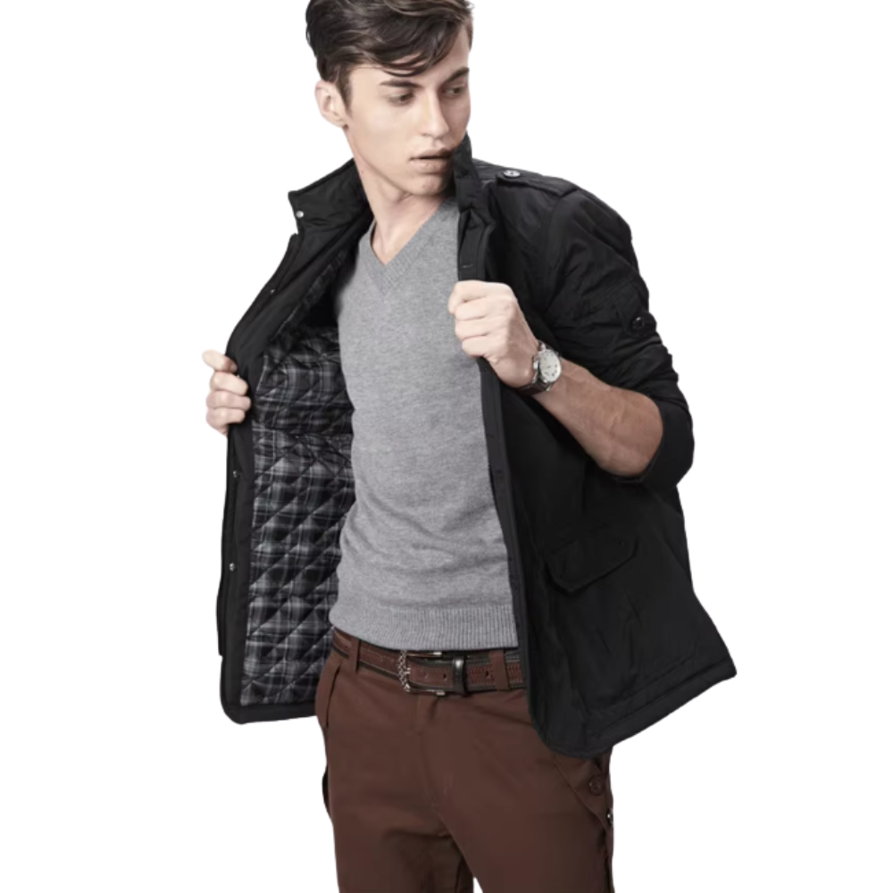 Chaqueta elegante y cortavientos