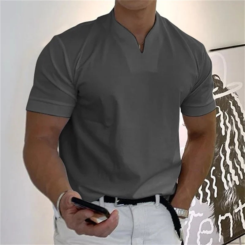 Camiseta de Manga Corta Estilo Ejecutivo para Hombre
