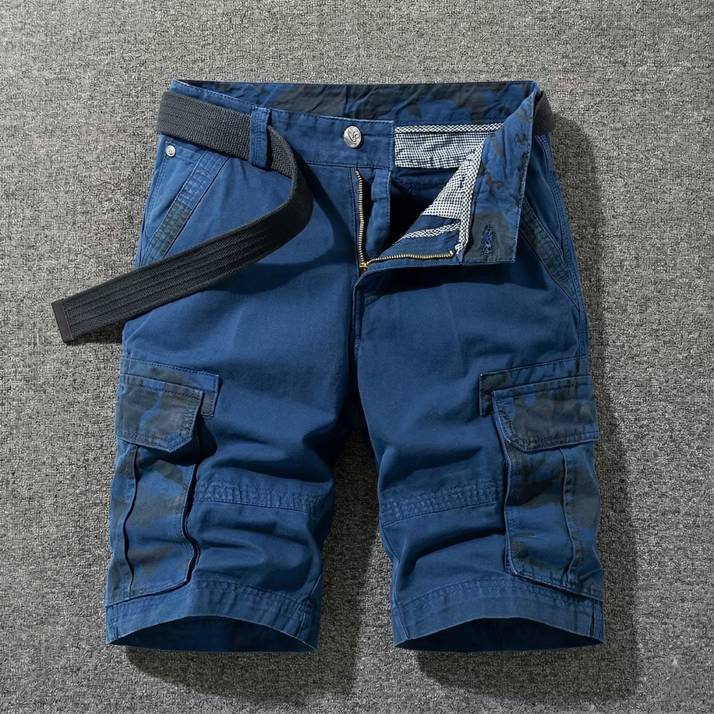 Varel | Pantaloni cargo corti con cintura