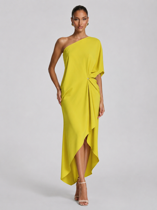 Camila™ - Vestido Asimétrico Elegante Midi