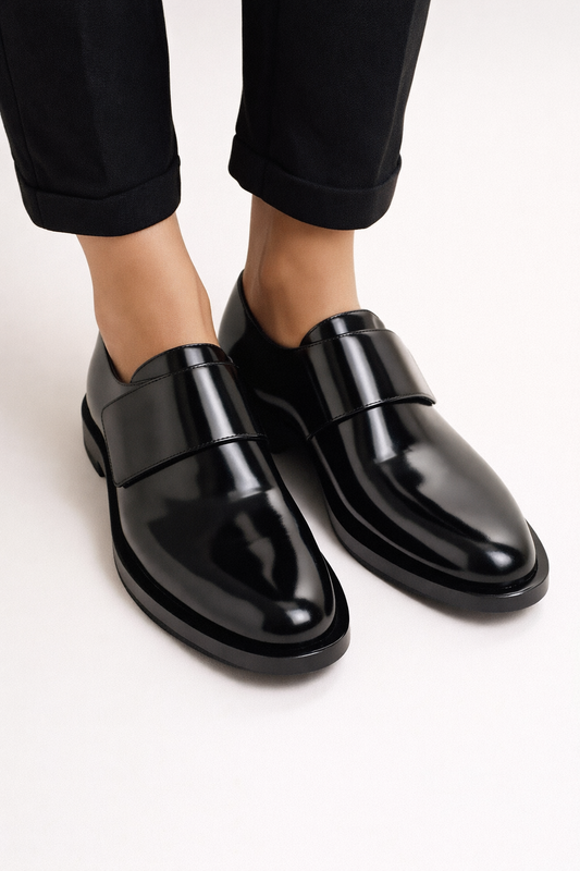 Sabina | Mocasines mujer efecto charol diseño elegante