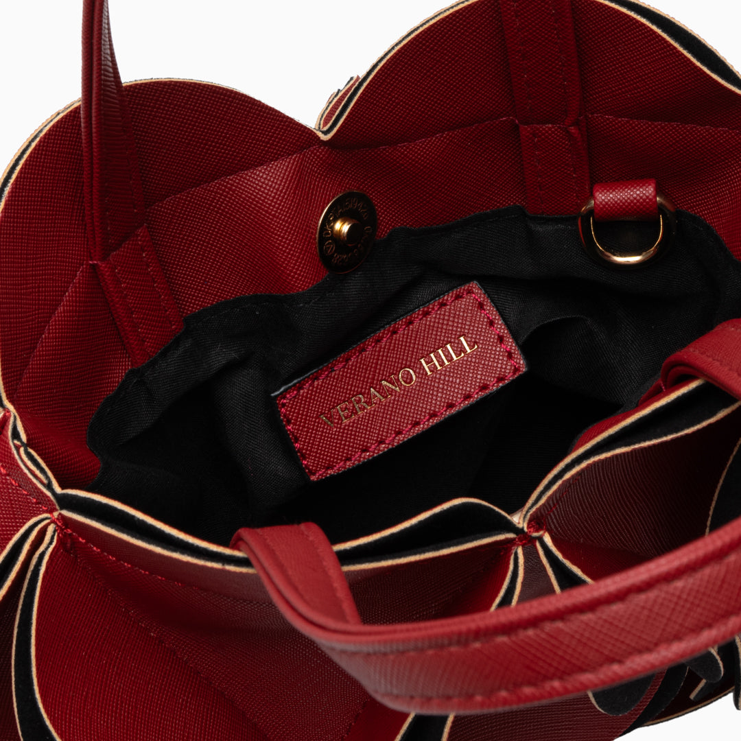Bolso de Mano Monique con Flor
