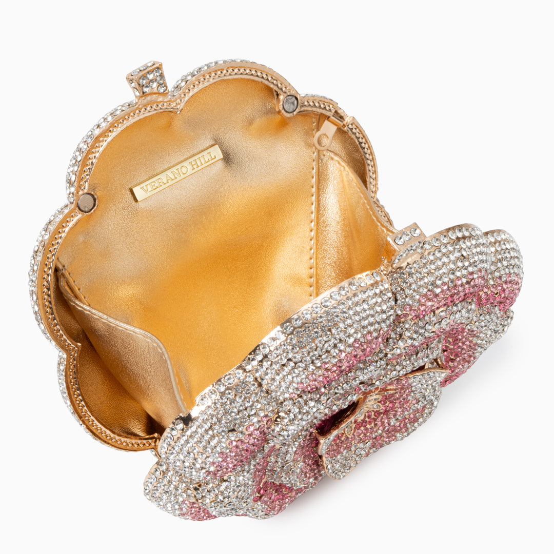 Bolso de Fiesta Jeline con Flores