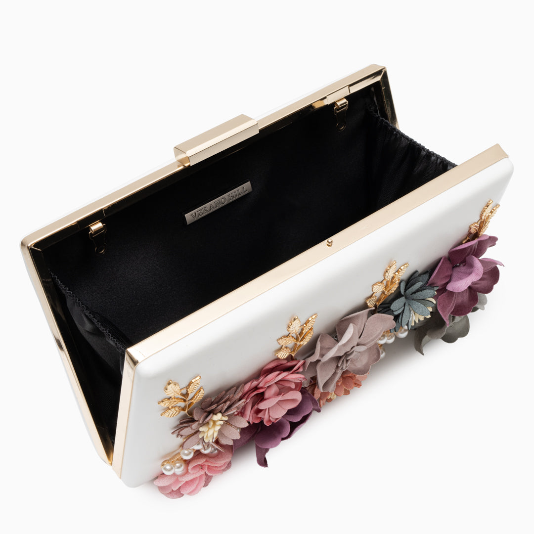 Bolso de Fiesta Juliet con Flores