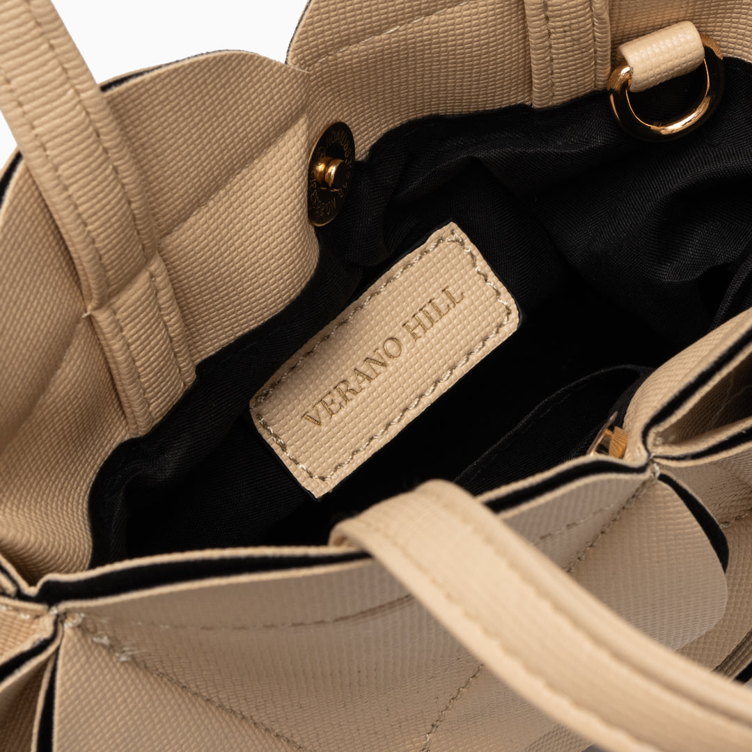 Bolso de Mano Monique con Flor