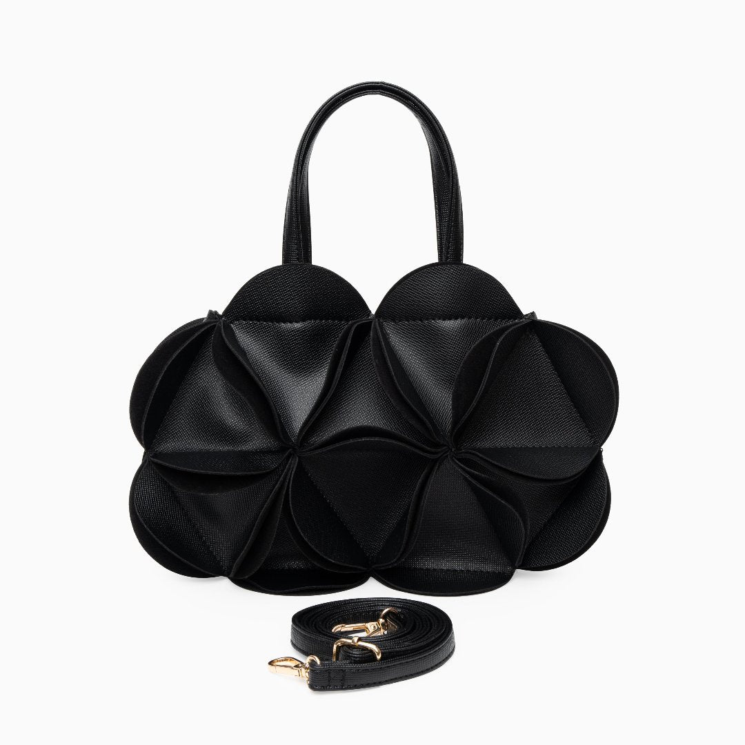 Bolso de Mano Monique con Flor