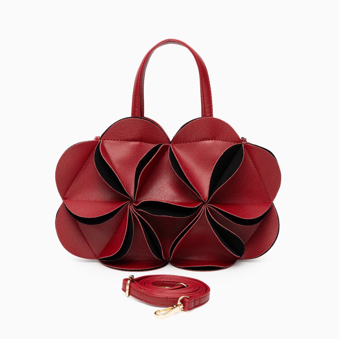 Bolso de Mano Monique con Flor
