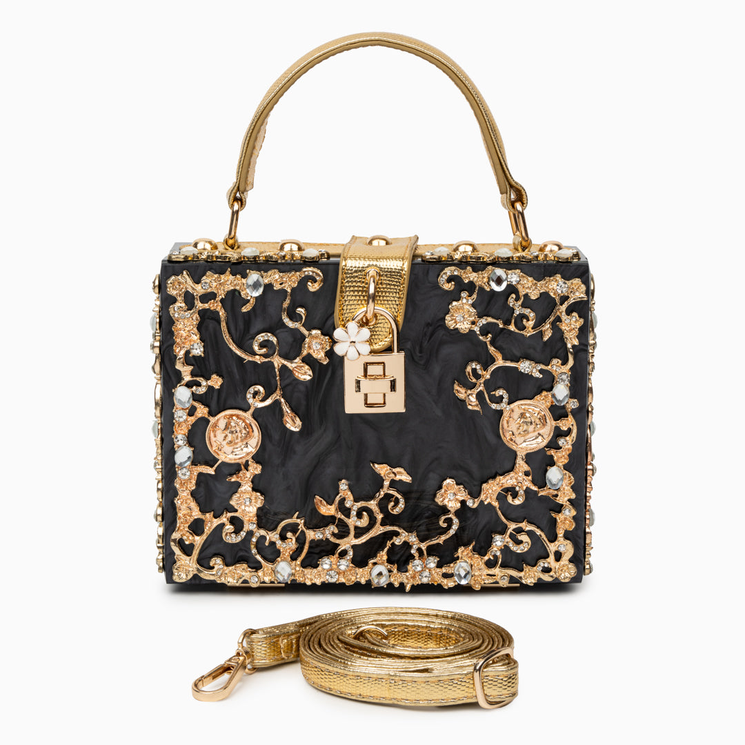 Bolso de Mano Caja de Acrílico