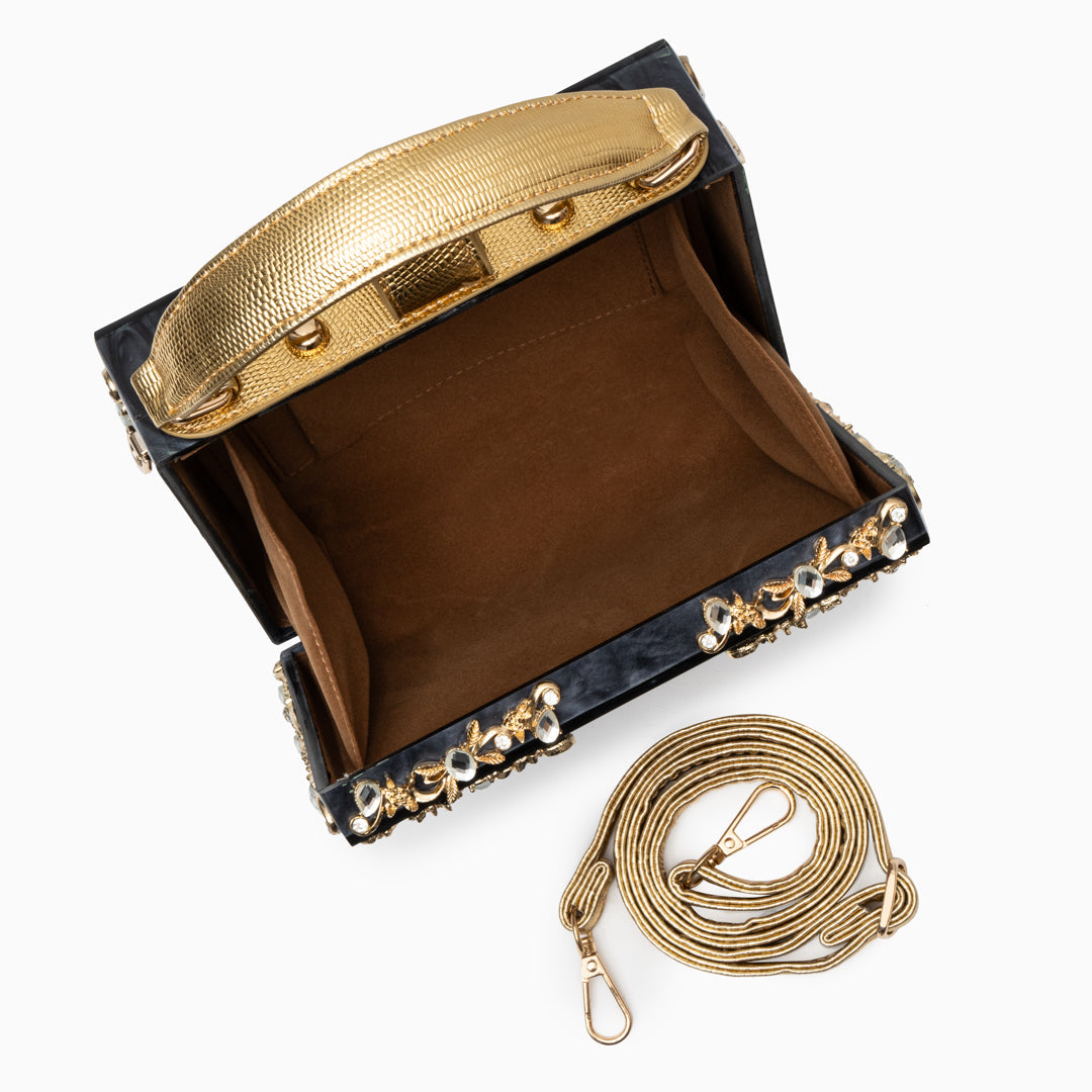 Bolso de Mano Caja de Acrílico