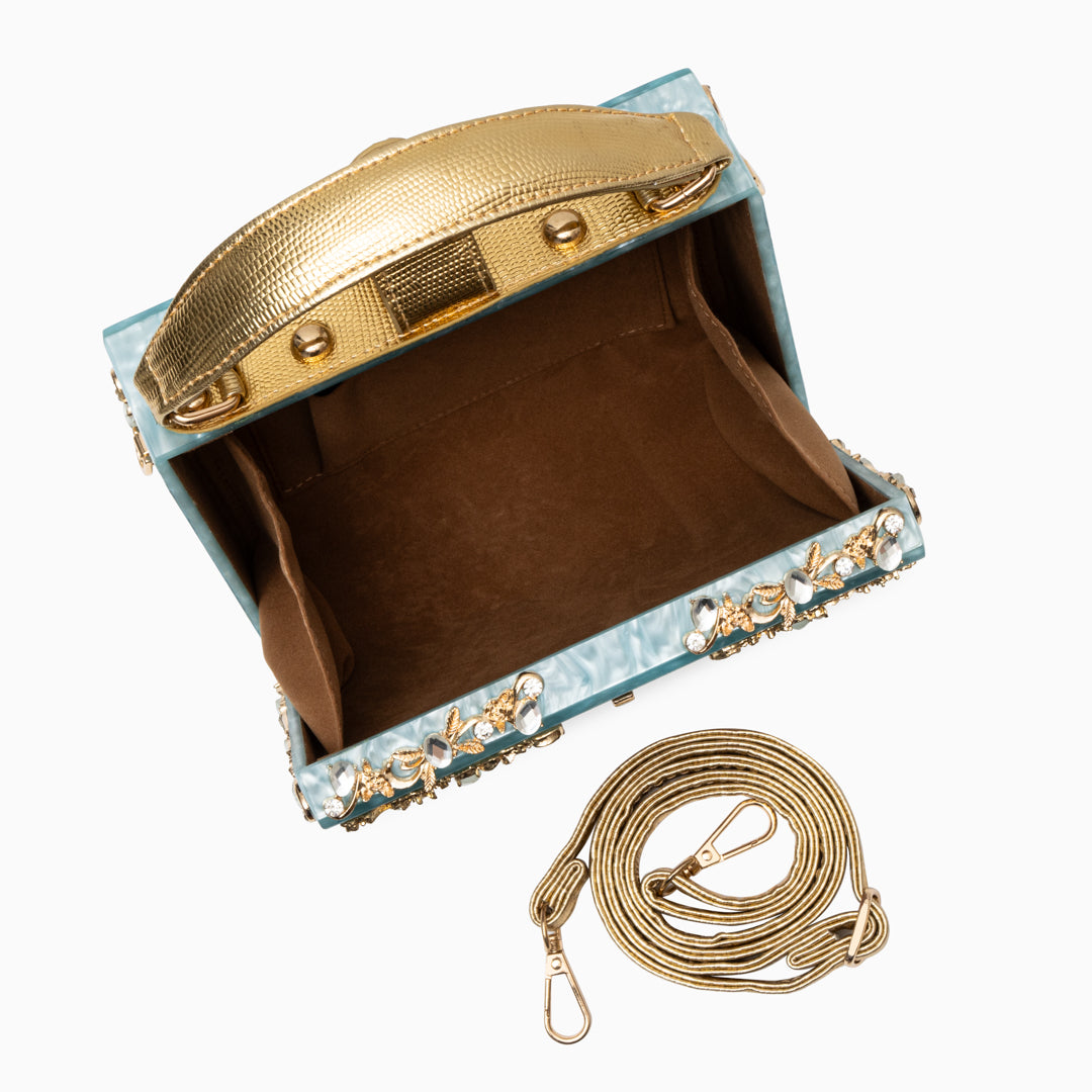 Bolso de Mano Caja de Acrílico