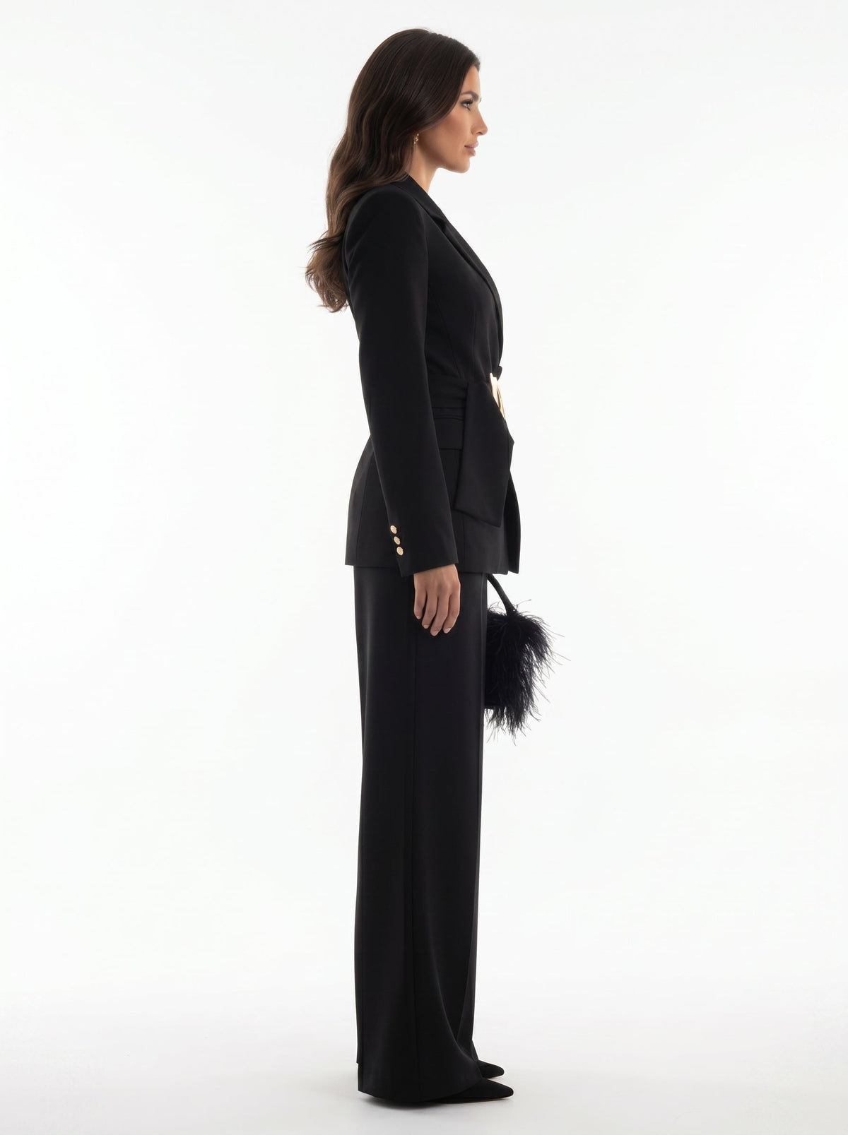 Dalila™ - Traje Sastre de Alta Ejecutiva con Cinturón Joya