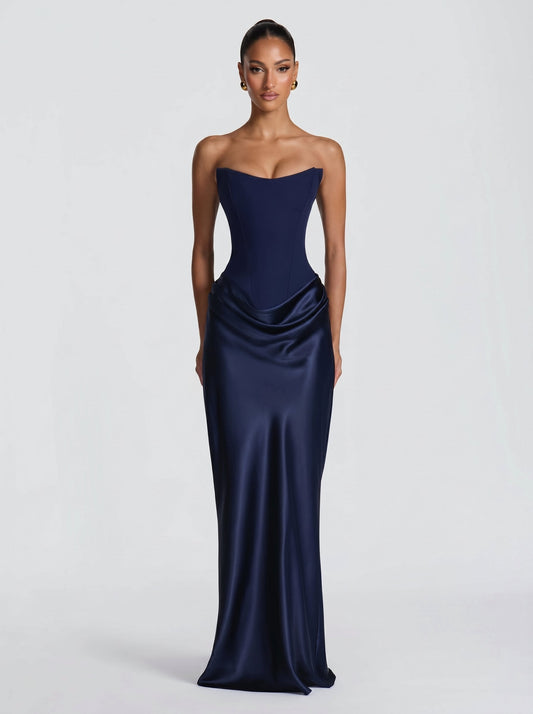 Danna™ - Vestido de Gala Navy