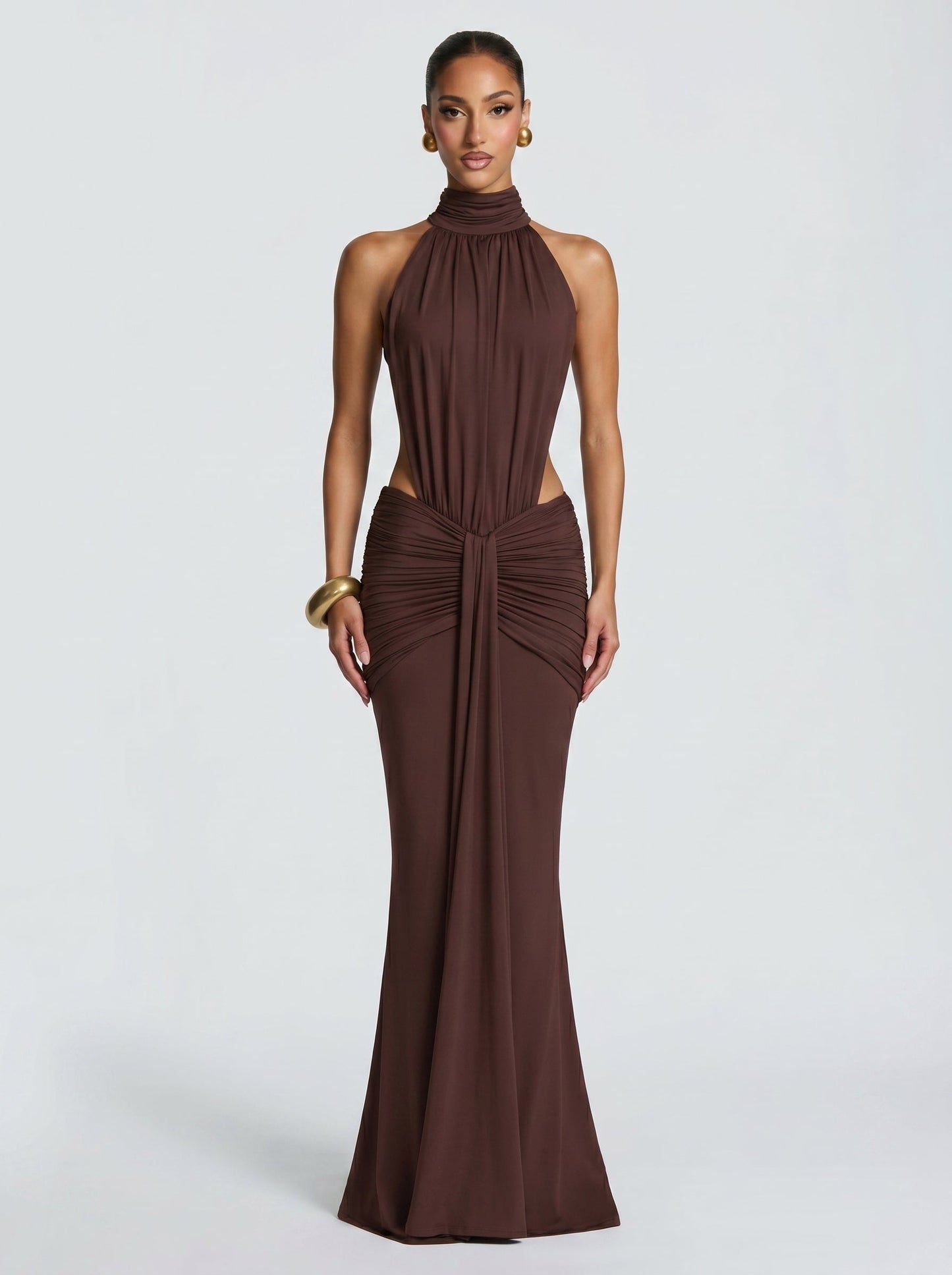 Sara™ - Vestido de Gala Fluido con Abertura