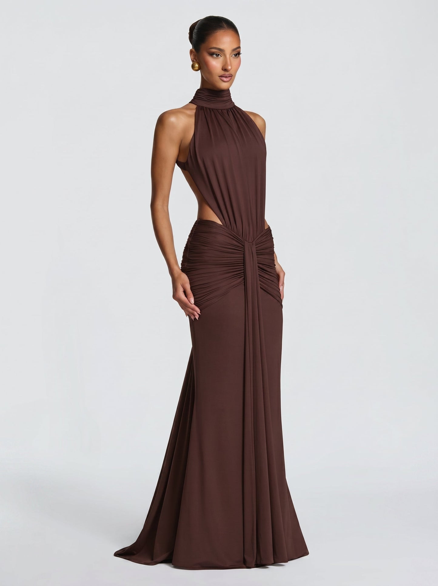 Sara™ - Vestido de Gala Fluido con Abertura