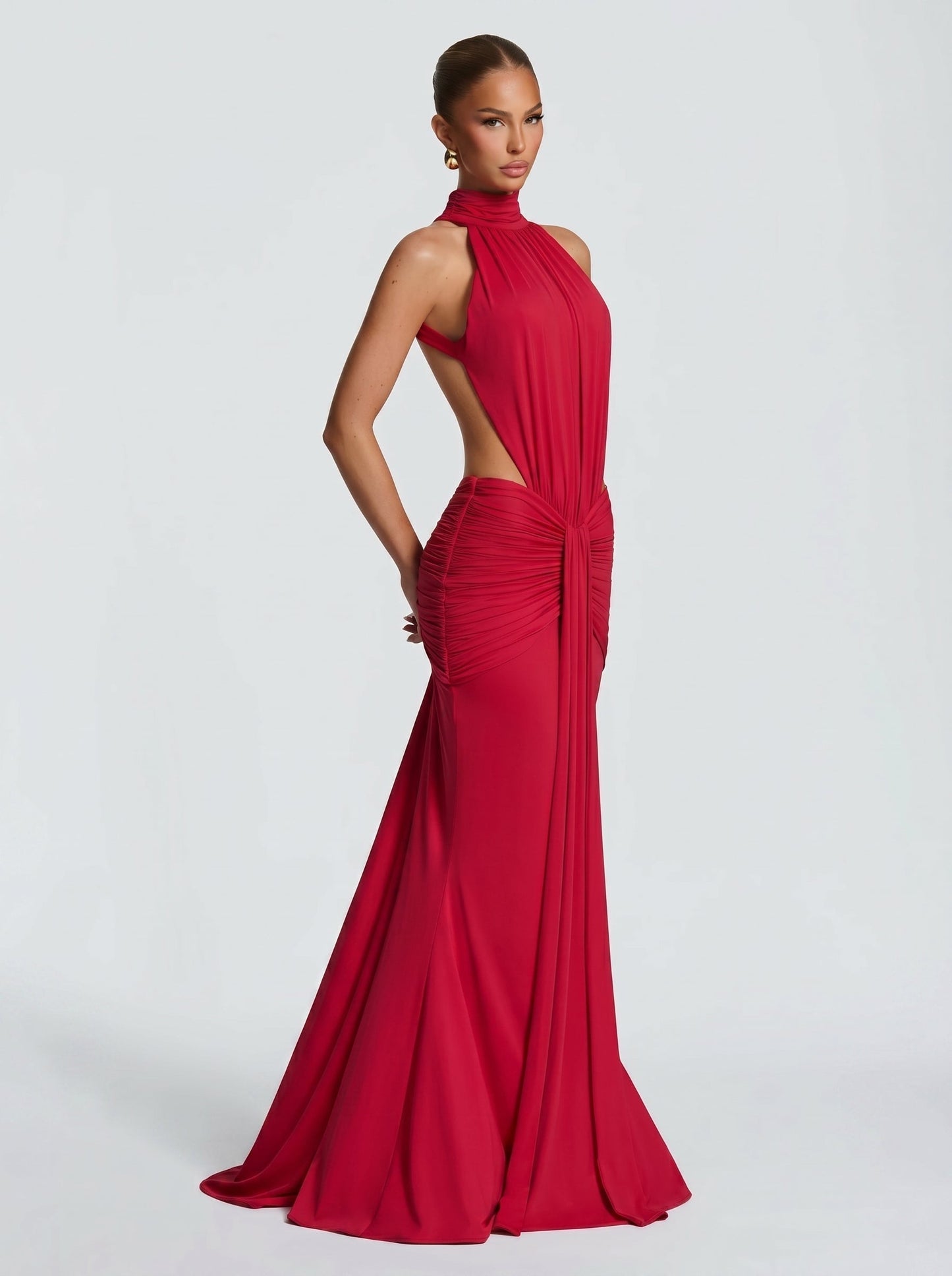 Sara™ - Vestido de Gala Fluido con Abertura