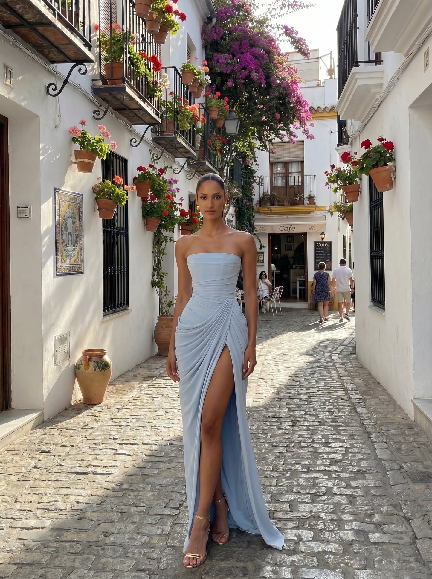 Cyra™ - Vestido Largo de Chiffon