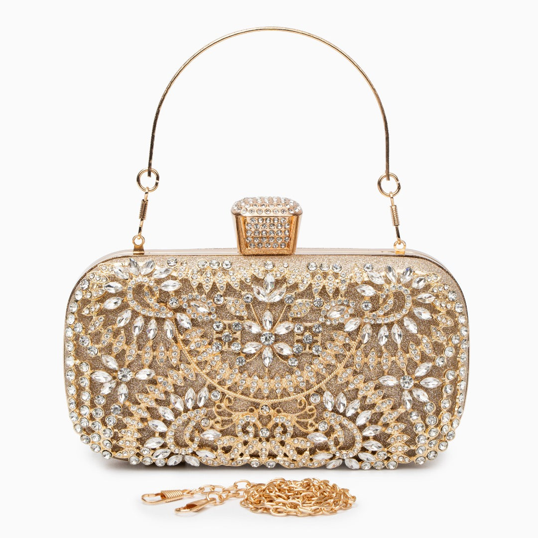 Bolso de Fiesta de Flores de Lujo