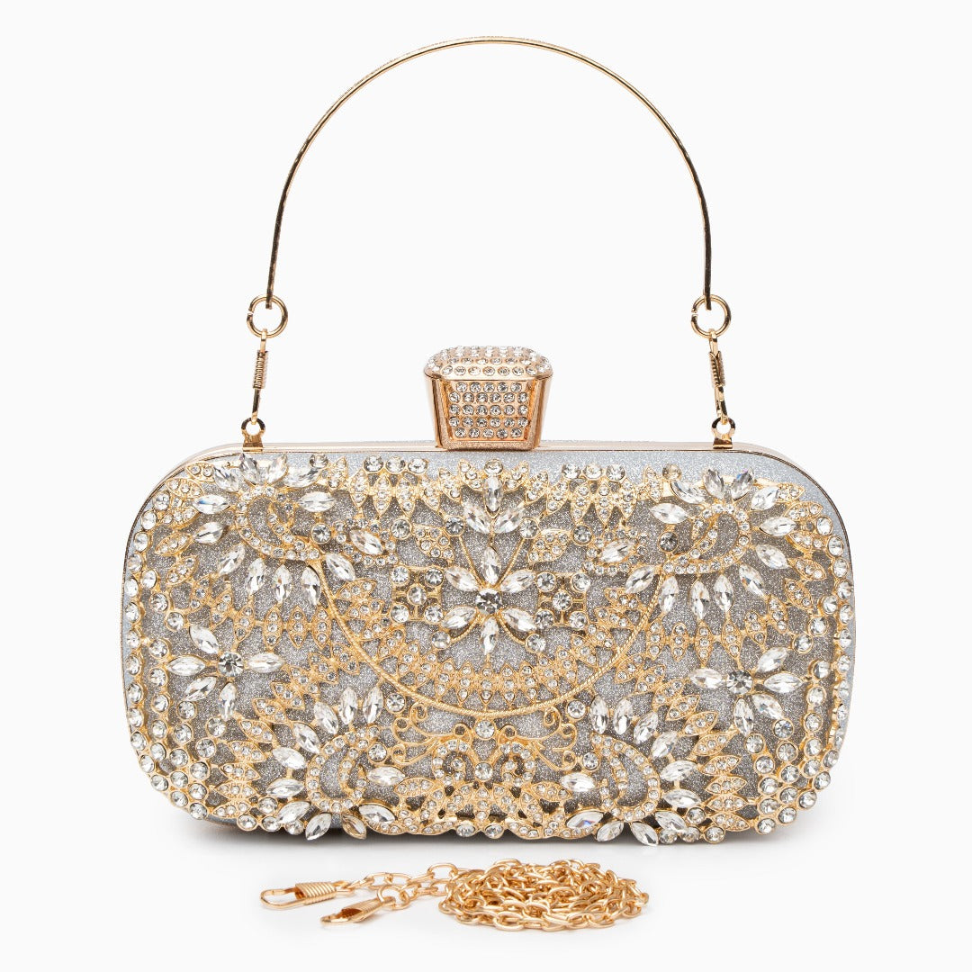 Bolso de Fiesta de Flores de Lujo