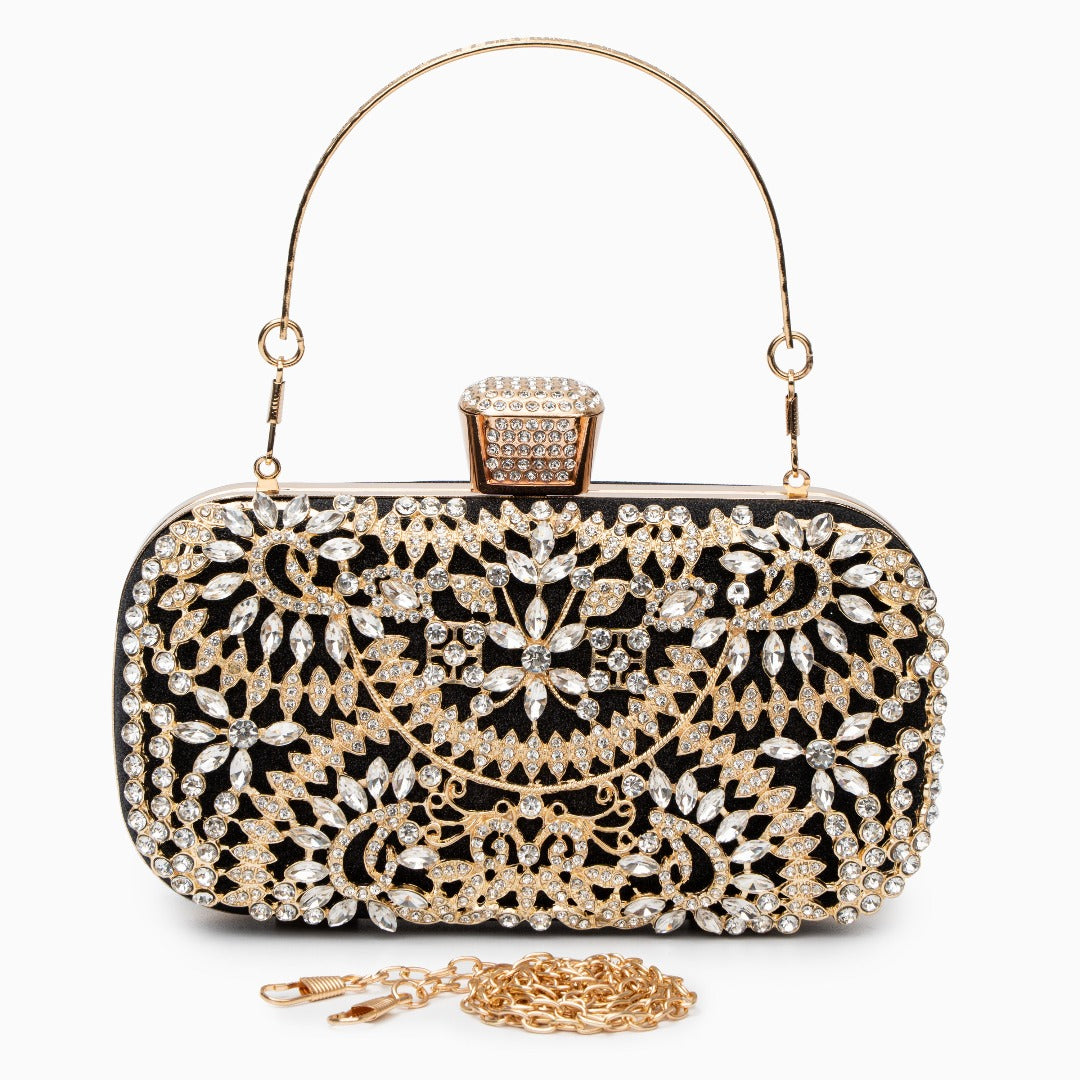 Bolso de Fiesta de Flores de Lujo