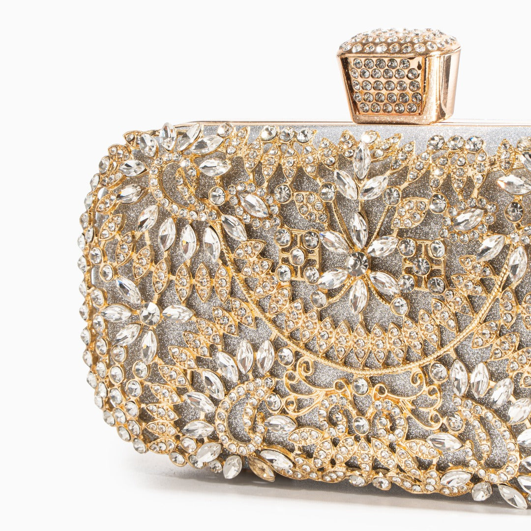 Bolso de Fiesta de Flores de Lujo