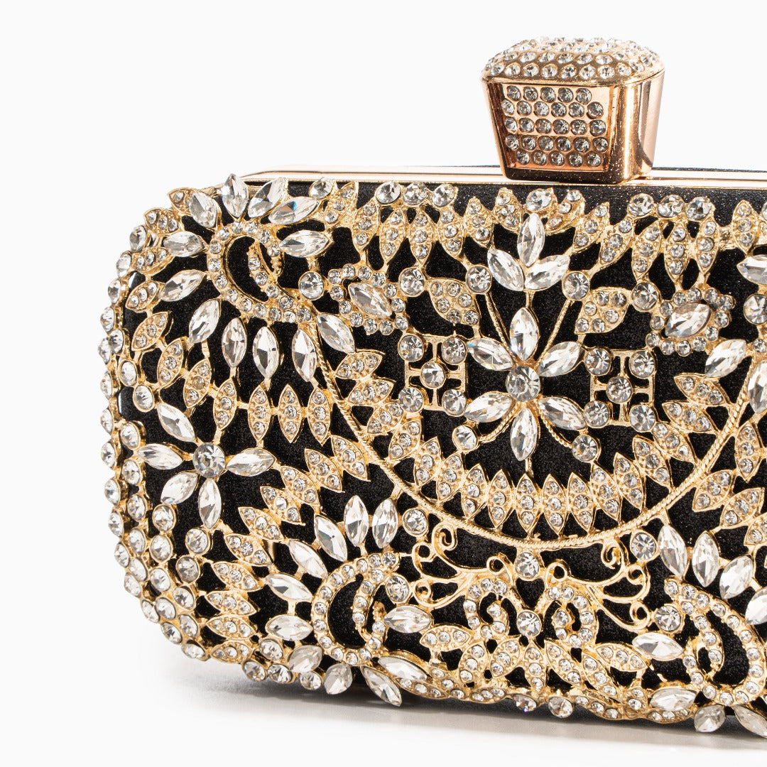 Bolso de Fiesta de Flores de Lujo