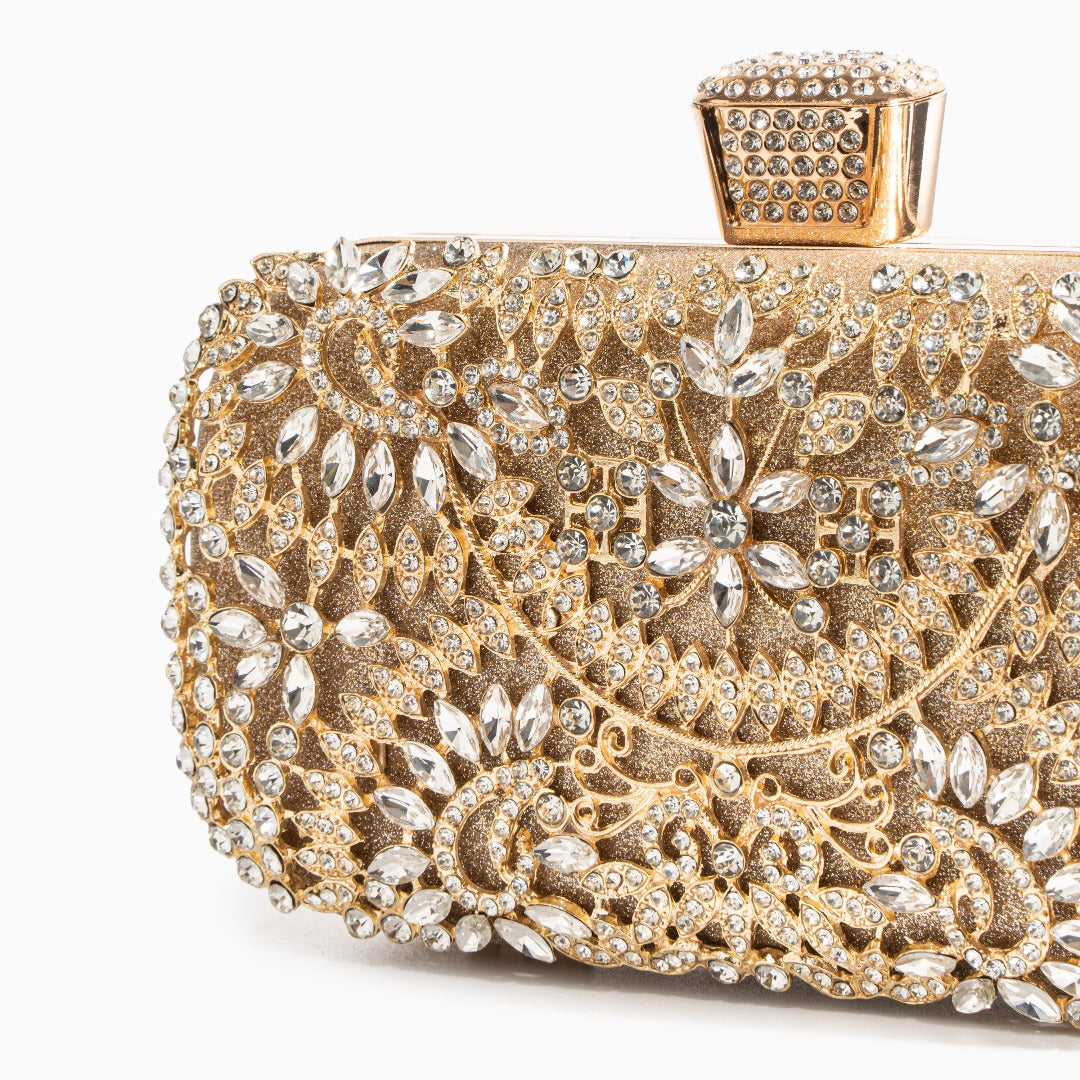 Bolso de Fiesta de Flores de Lujo