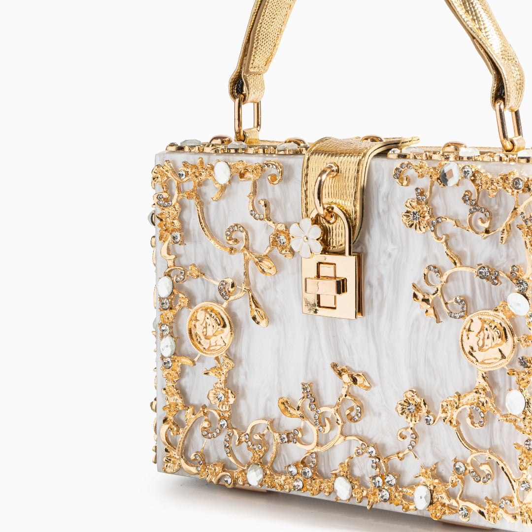 Bolso de Mano Caja de Acrílico