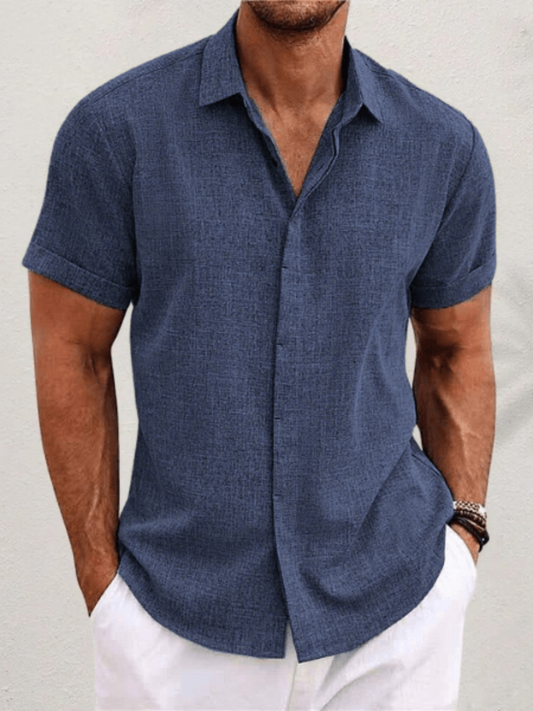 Ángel | Camisa clásica de lino