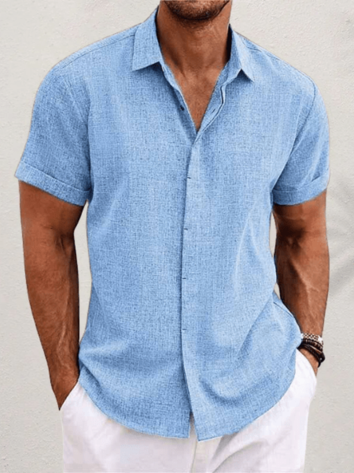 Ángel | Camisa clásica de lino