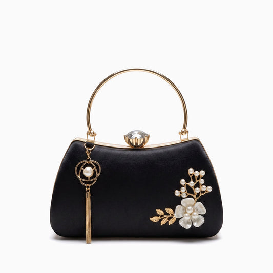 Bolso de Mano de Perlas Fleur
