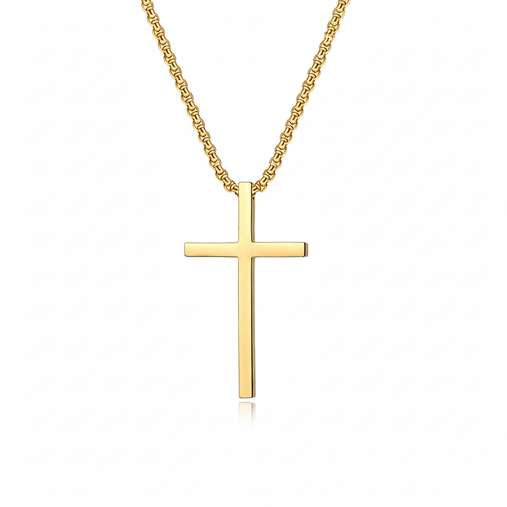 Bisel Cruz Collar | Oro