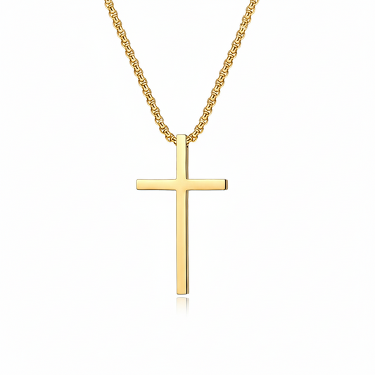 Bisel Cruz Collar | Oro