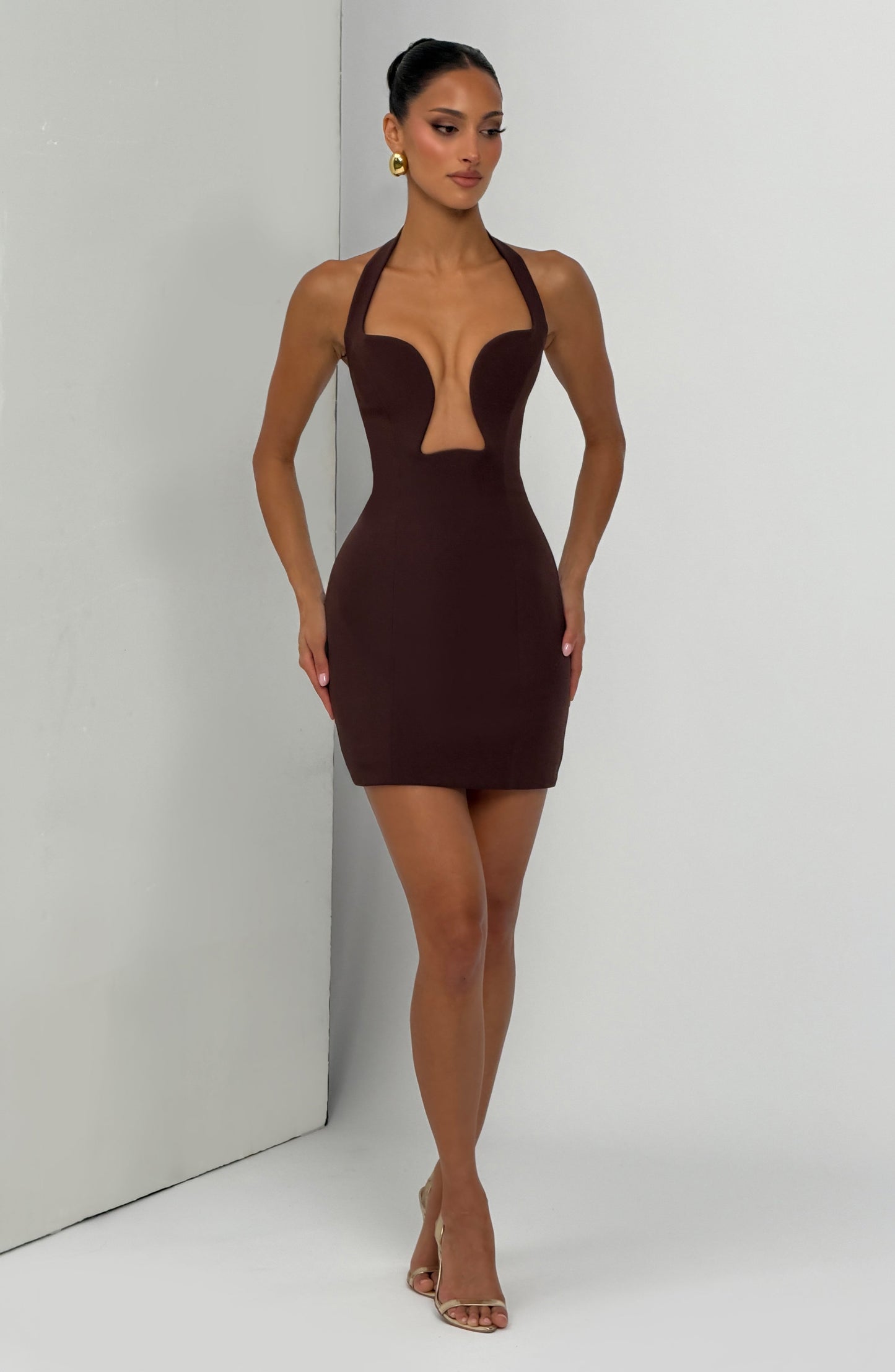 Pilar™ - Vestido Mini Bardot en Crêpe