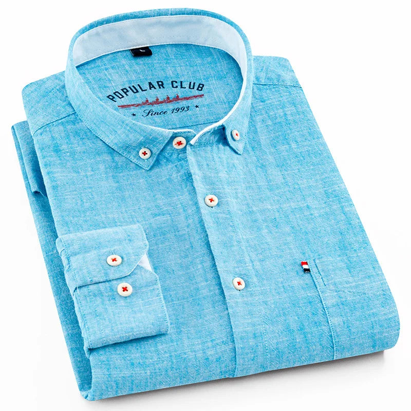 Camisa de lino de Saint-Tropez