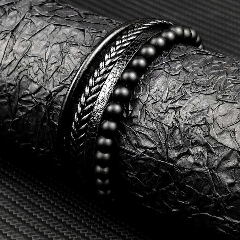 Pulsera de acero de lujo para hombre
