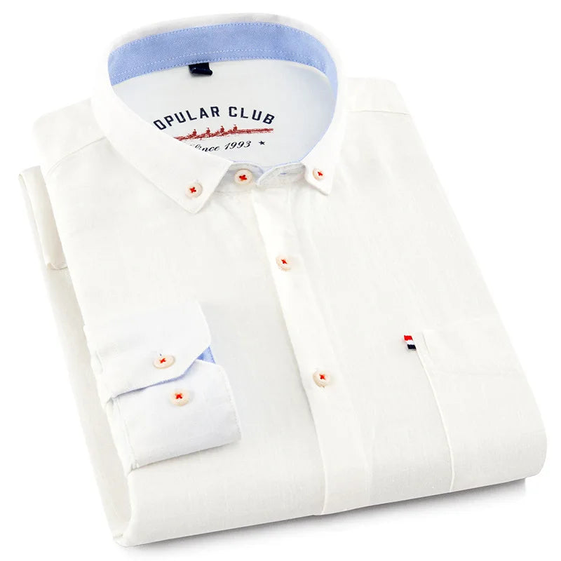 Camisa de lino de Saint-Tropez