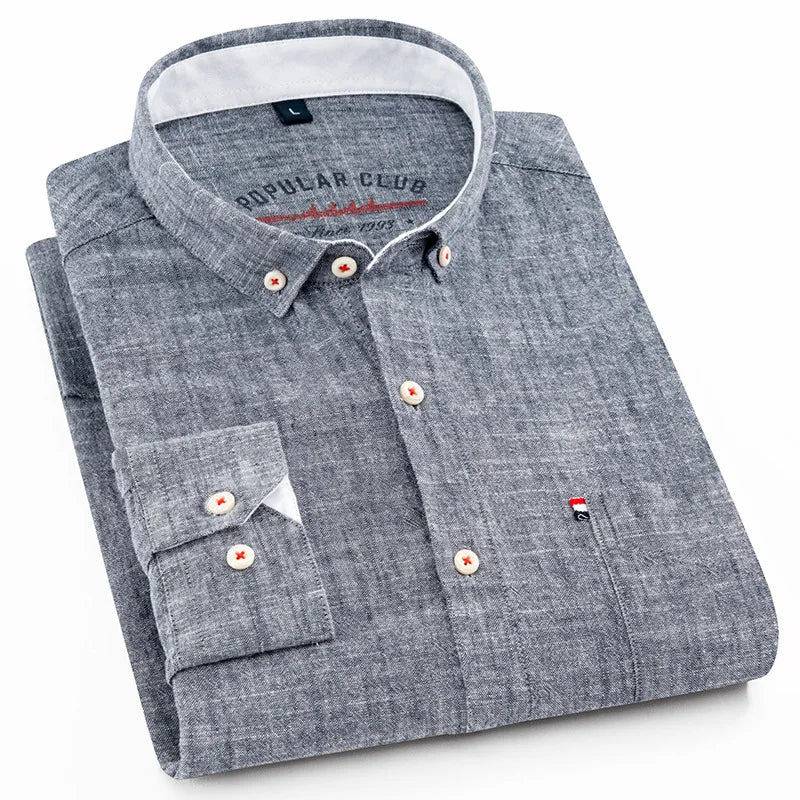 Camisa de lino de Saint-Tropez