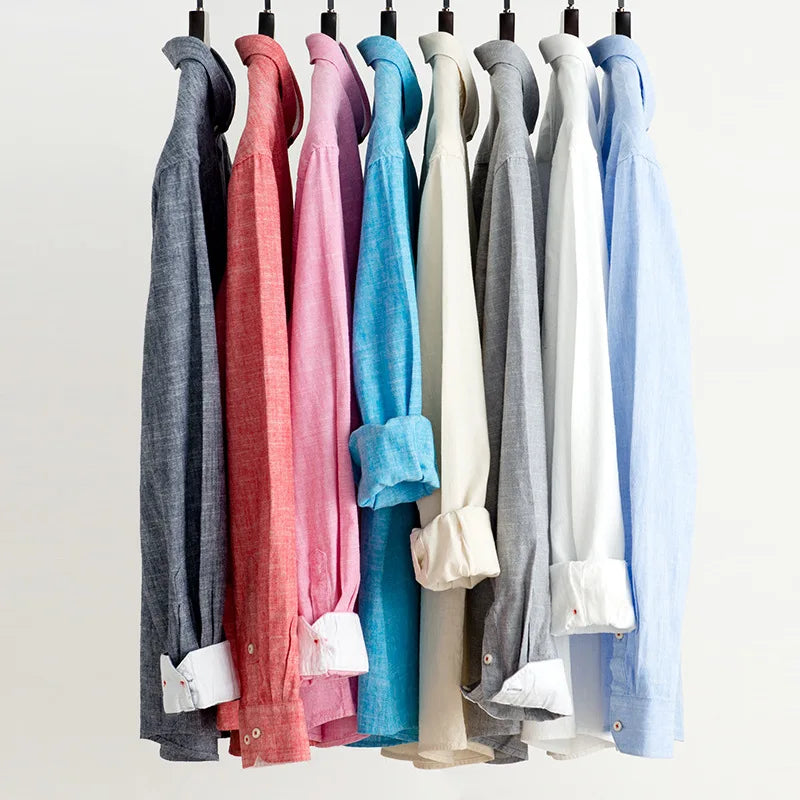 Camisa de lino de Saint-Tropez
