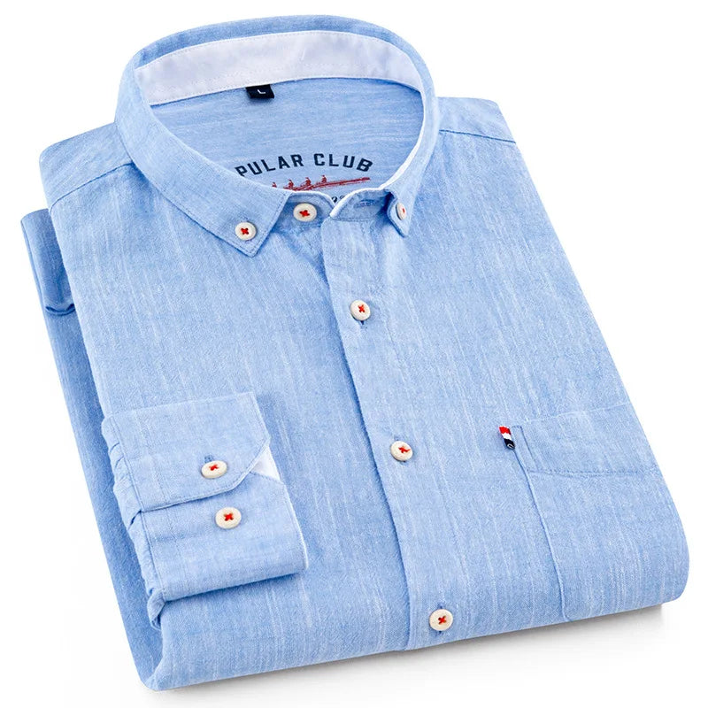 Camisa de lino de Saint-Tropez