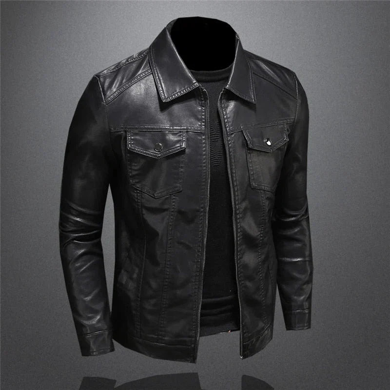 Chaqueta de cuero Alessandro